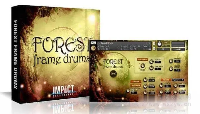 [森林打击乐合集]Impact Soundworks Forest Frame Drums [KONTAKT]（557MB）