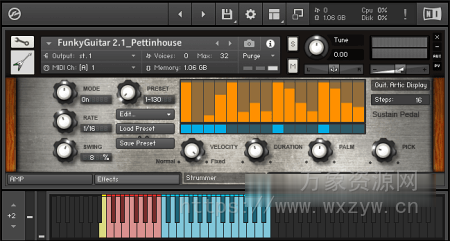 [放克迪斯科吉他音源]Pettinhouse Funky Guitar v2.5 [KONTAKT]（636.52MB）