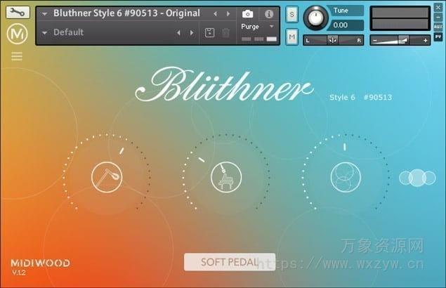 [复古钢琴音源] Midiwood Bluthner Style 6 v1.3 Lite Edition [KONTAKT]（4.05GB）