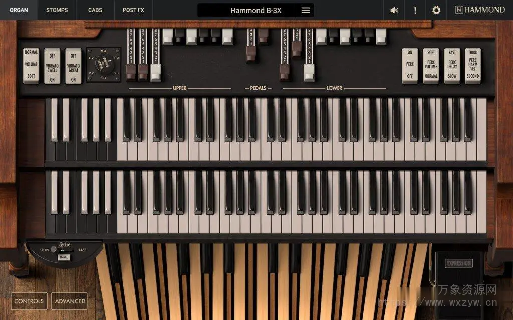 [新一代虚拟管风琴]IK Multimedia Hammond B-3X v1.3.5 / v1.3.4 [WiN, MacOSX]（423MB+889MB）