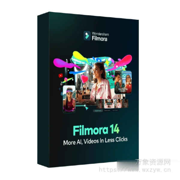 [视频编辑器]Wondershare Filmora v14.5.18.12900 (x64) Multilingual [WiN]（878MB）