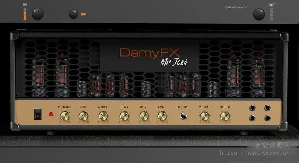 [音箱模拟器]DamyFx Mr Jose AmpSim (1987 Marshall Plexy) v1.1 VST3 [WiN]（13MB）