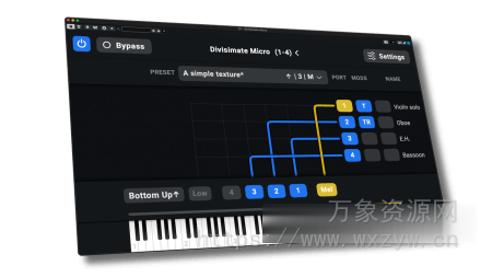 [创意MIDI路由插件]Nextmidi Divisimate Micro v1.0.5 [MacOSX]（157.61MB）