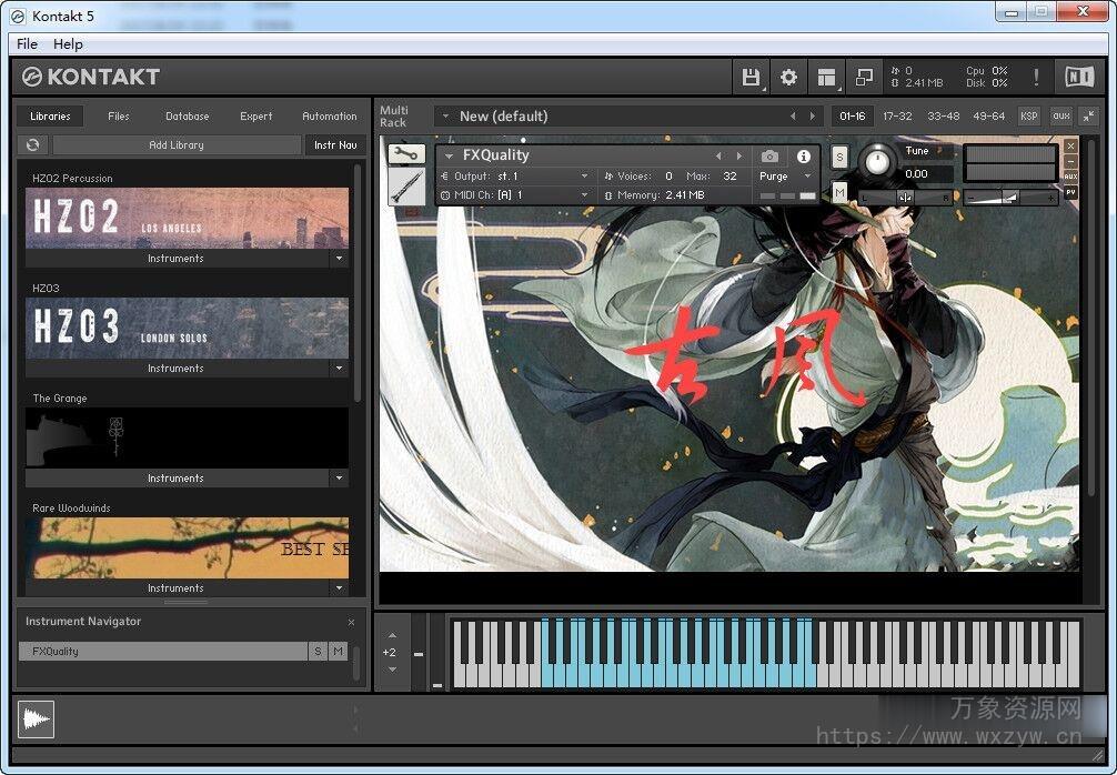 [中国古风音色库] GUFENG Quality [KONTAKT]（962MB）