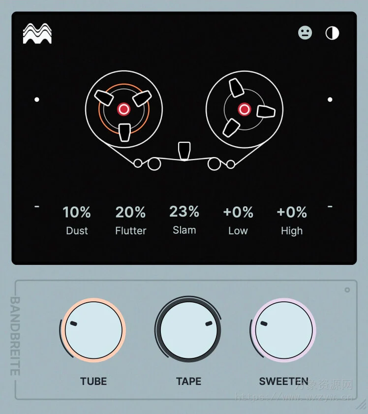 [磁带效果插件] Sinuslabs Bandbreite (Analog Tape Saturator) v1.1.0 VST3 AU [WiN, MacOSX, LiNUX]（53MB）