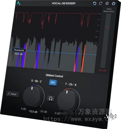 [人工智能去齿音插件]Antares Vocal De-Esser v1.0 [WiN, MacOSX]（8.23MB+51.5MB）