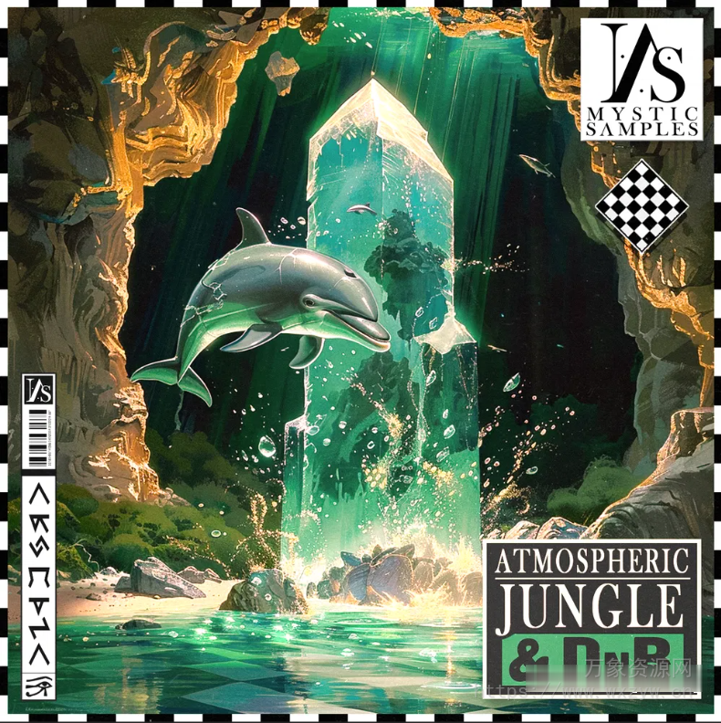 [3套鼓打贝斯素材合集]Mystic Samples ATMOSPHERIC JUNGLE and DNB 1-2-3 [WAV, MiDi]（3GB）