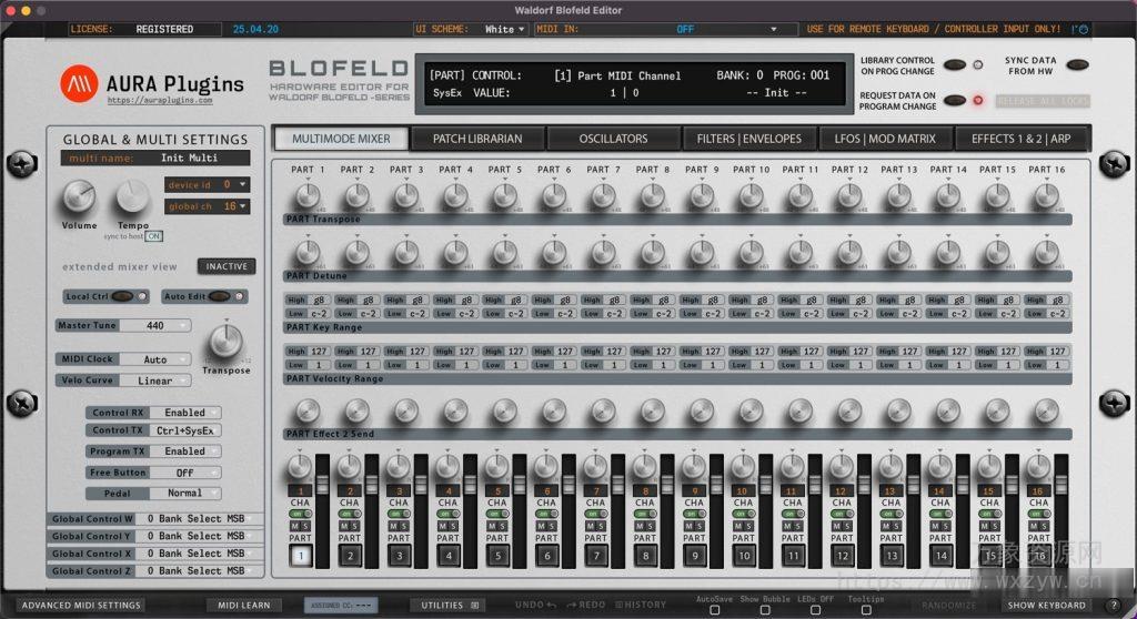 [Waldorf Blofeld 合成器同步编辑器插件]Aura Plugins Waldorf Blofeld Editor v25.4.26 [WiN]（46MB）