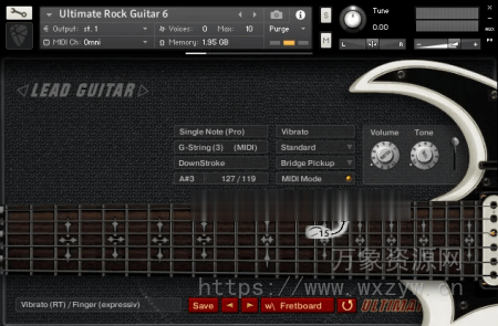 [终极电摇滚吉他多重采样音源]Six String Audio Ultimate Rock Guitar [KONTAKT]（23.4GB）