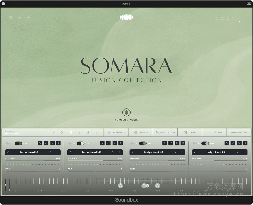 [SOUNDBOX扩展影视氛围冥想音景] Kompose Audio Somara for Soundbox player [Synth Presets]（276MB）