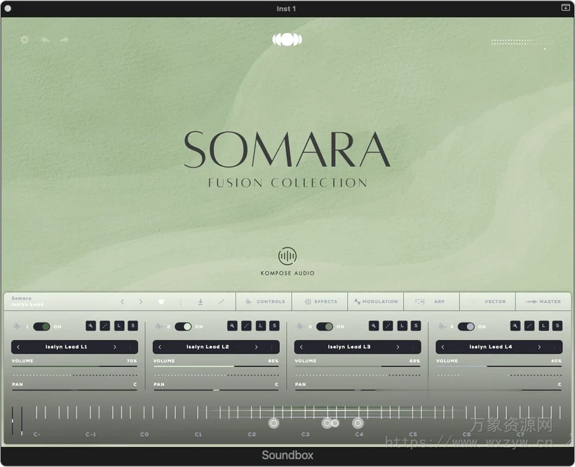 [SOUNDBOX扩展影视氛围冥想音景] Kompose Audio Somara for Soundbox player [Synth Presets]（276MB）