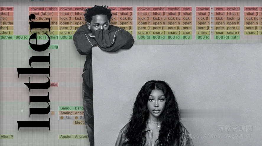 [Logic工程模板RnB]Imamusicmogul Kendrick Lamar luther ft. SZA (Logic Pro Session) [DAW Templates]（177MB）