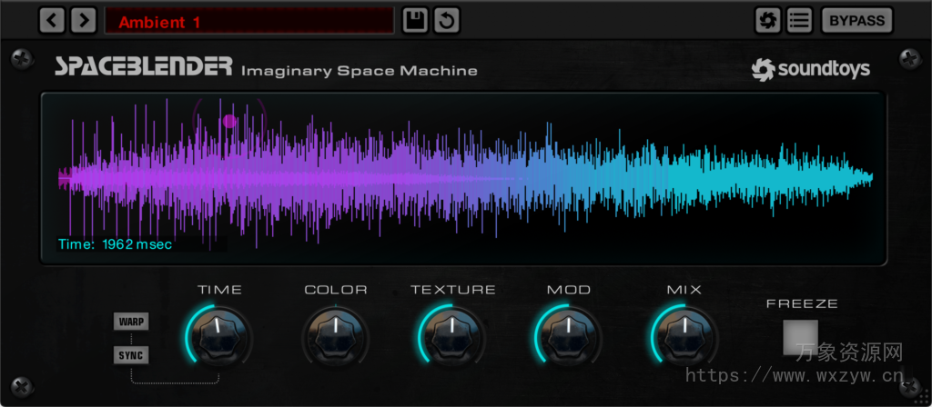 [最新限时免费氛围混响]Soundtoys SpaceBlender v5.5.0 [WiN, MacOSX]（197MB+412MB）