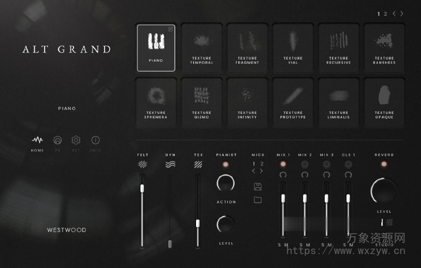 [超越传统的三角钢琴]Westwood Instruments Alt Grand [KONTAKT]（24.49GB）