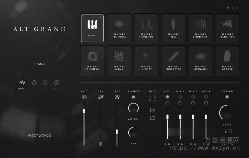 [超越传统的三角钢琴]Westwood Instruments Alt Grand [KONTAKT]（24.49GB）