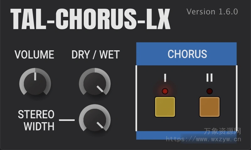 [合唱效果器] Togu Audio Line TAL-Chorus-LX v1.6.3 x64 VST VST3 AU CLAP AAX [WiN, MacOSX, LiNUX]（44MB）