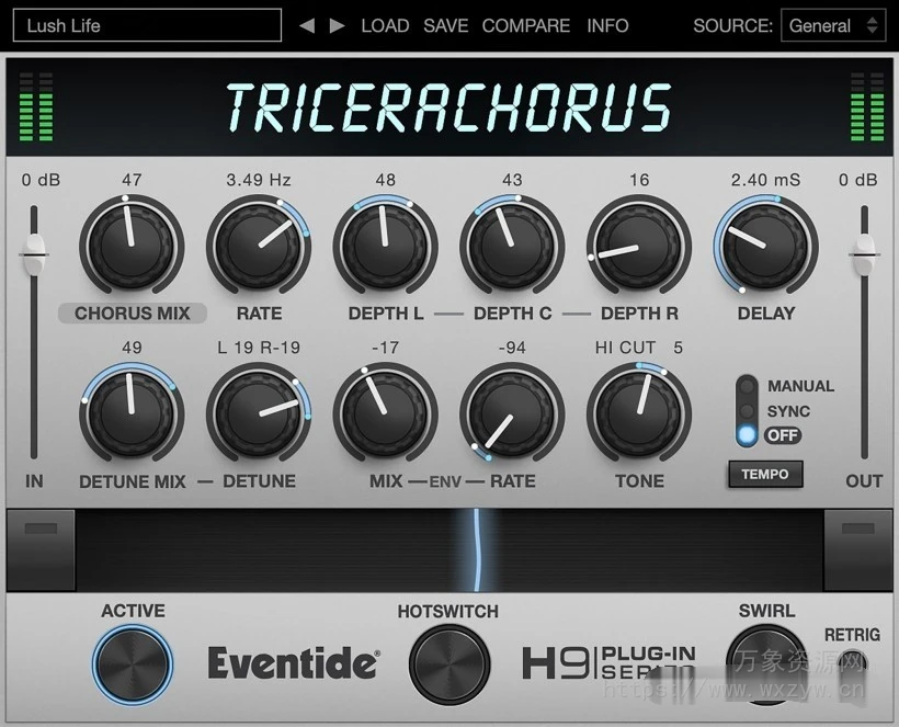 [三声部合唱效果插件]Eventide TriceraChorus [WiN]（5.17MB）