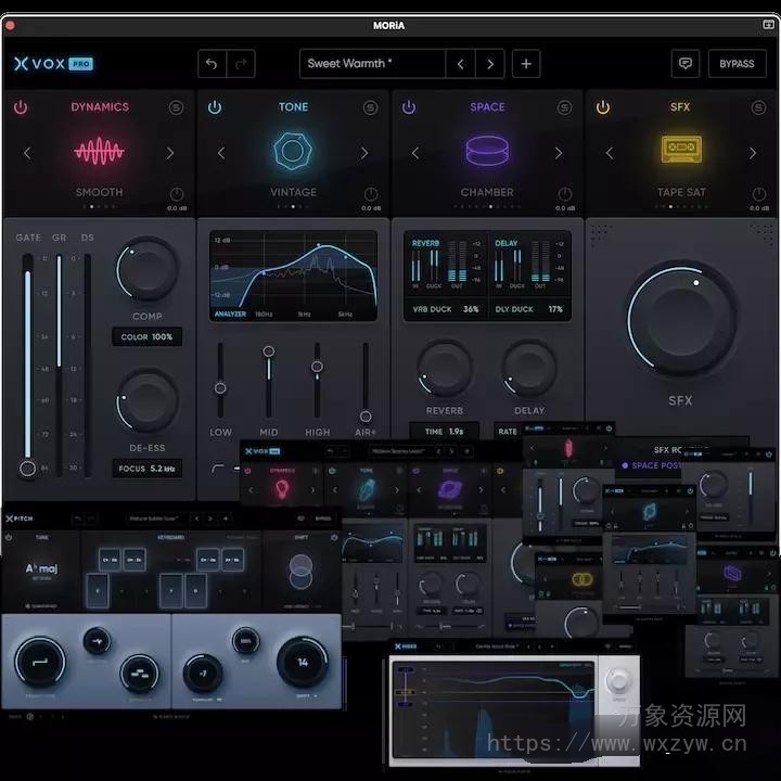 [终极人声混音套件] Nuro Audio XVOX Pro v1.0.6 [WiN, MacOSX]（64MB+1.08GB）