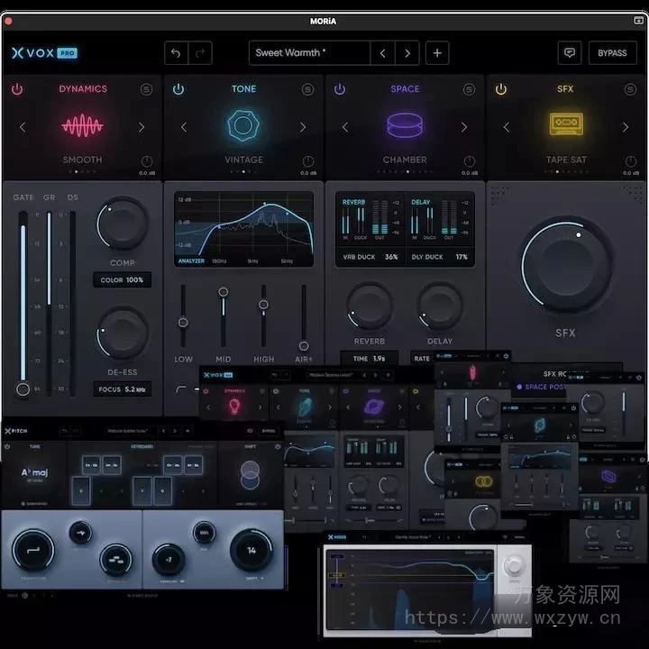 [终极人声混音套件] Nuro Audio XVOX Pro v1.0.6 [WiN, MacOSX]（64MB+1.08GB）