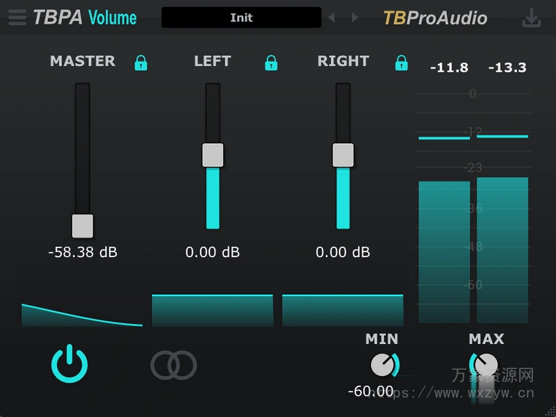 [音量自动化插件]TBProAudio TBPAVolume (Volume Gain) v1.0.1 [WiN, MacOSX]（14MB)