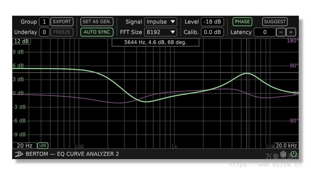 [分析仪和信号发生器插件]Bertom Audio EQ Curve Analyzer v2.1.2 x64 x86 VST3 AU AAX [WiN, MacOSX, LiNUX]（22MB）