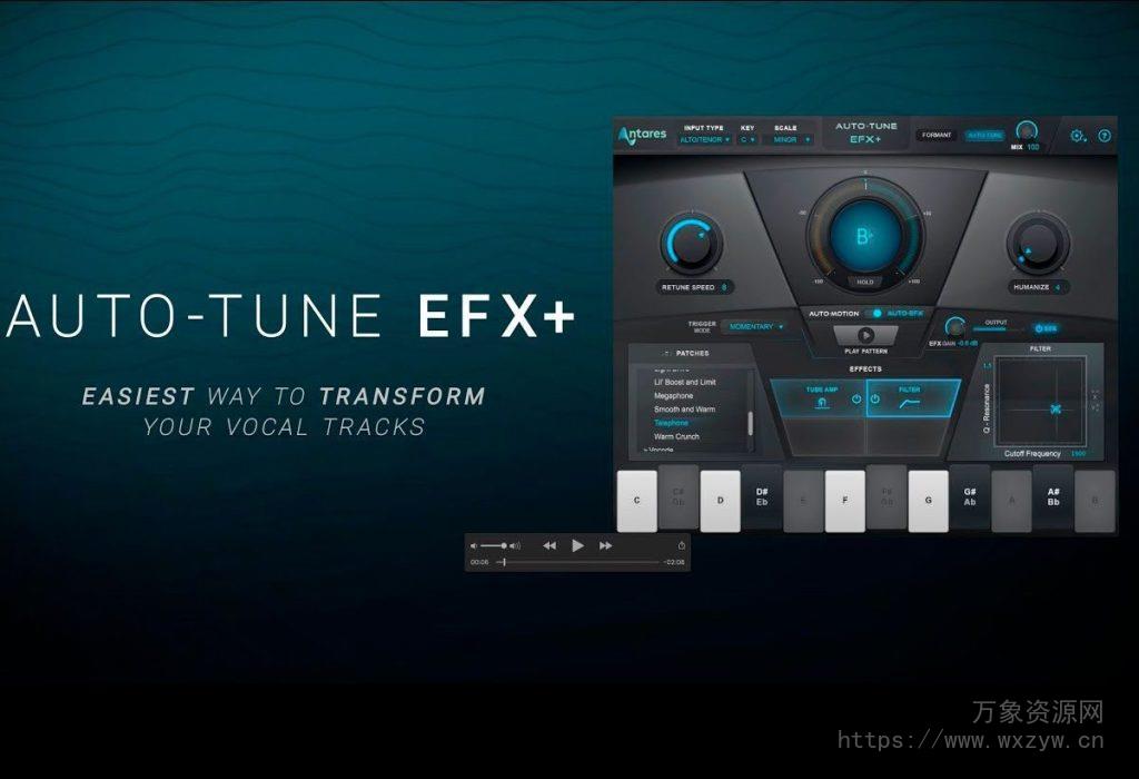 [人声效果处理插件]Antares Auto-Tune EFX+ v10.0  [WiN]（716MB）