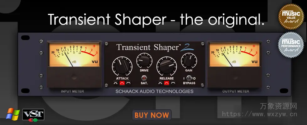 [瞬态整形器]Schaack Audio Technologies Transient Shaper v2.6.3 [WiN]（7.7MB）