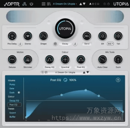 [更新：有史以来第一款频谱混响]ADPTR AUDIO Utopia v1.0.0 [WiN, MacOSX]（18.4MB+41.10MB）
