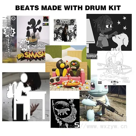 [Trap陷阱鼓组采样FL模板]prblm PEGI16 Drum Kit（117MB）