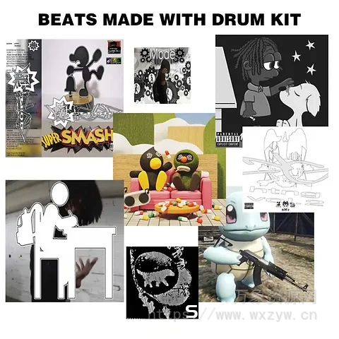 [Trap陷阱鼓组采样FL模板]prblm PEGI16 Drum Kit（117MB）