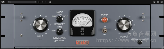 [硬件模拟压缩器]Kazrog Retro STA-LEVEL v1.0.0 [WiN, MacOSX]（81MB+59MB）