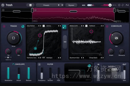 [动态失真引擎插件]iZotope Trash Basura v1.2.0 [WiN]（71.61MB）