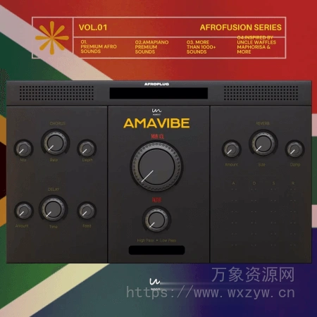 [顶级非洲音乐制作一体化VST插件]Afroplug Amavibe VST [WiN, MacOSX]（70.1MB+78.3MB）