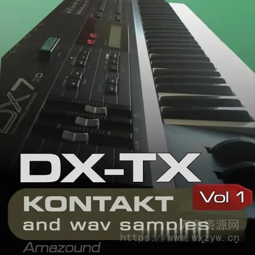 [经典 FM 合成器的采样音源]Amazound DX-TX Vol.1 [KONTAKT]（259MB）