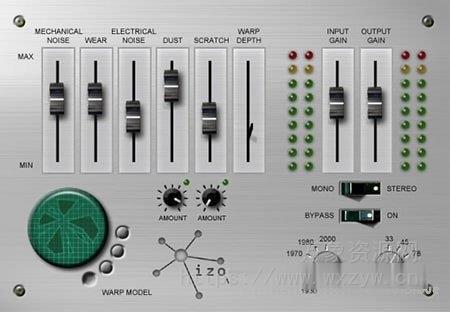 [老唱片模拟声音效果插件]iZotope Vinyl v1.12.1 v1.80 [WiN, MacOSX]（16.3MB+）