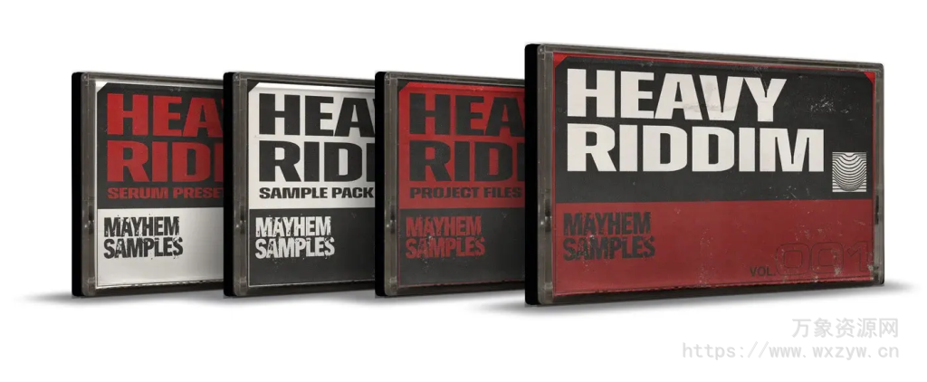 [回响重拍采样Serum预置Ableton模板]Mayhem Samples Heavy Riddim The Complete Bundle（2.26GB）