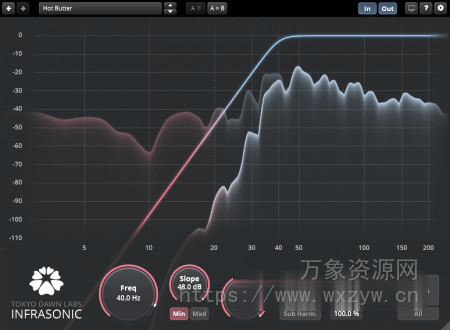 [频率区域处理插件]Tokyo Dawn Labs TDR Infrasonic v1.0.9 [WiN]（4.9MB）