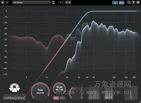 [频率区域处理插件]Tokyo Dawn Labs TDR Infrasonic v1.0.9 [WiN]（4.9MB）