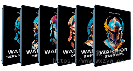 [大型贝斯样本集]Atomic Sounds Warrior Collection [WAV, Synth Presets]（60MB）
