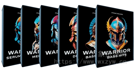 [大型贝斯样本集]Atomic Sounds Warrior Collection [WAV, Synth Presets]（60MB）