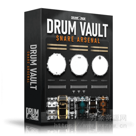 [48个小军鼓样本合集]Drumforge Drum Vault Snare Arsenal Full Edition v1.1 [WAV, Synth Presets]（11.45GB）