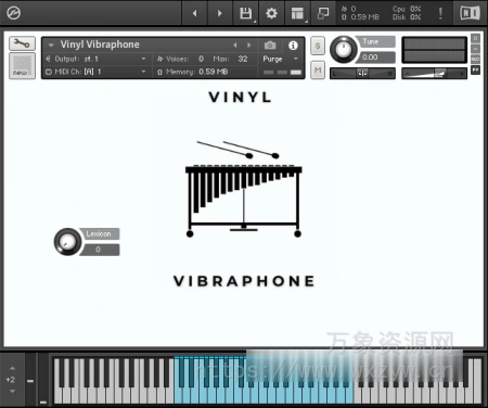 [黑胶唱片采样颤音琴音源]PastToFutureReverbs Vinyl Vibraphone For Kontakt! [KONTAKT]（17.42MB）