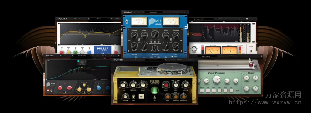 [8个高品质模拟仿真插件合集]Pulsar Audio Bundle v2025.04 [MacOSX]（893MB）