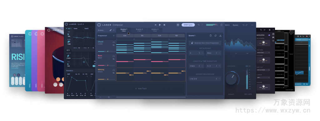 [AI驱动终极插件包]LANDR Plugins Bundle 2025-04 [WiN]（1.71GB+9.09GB）