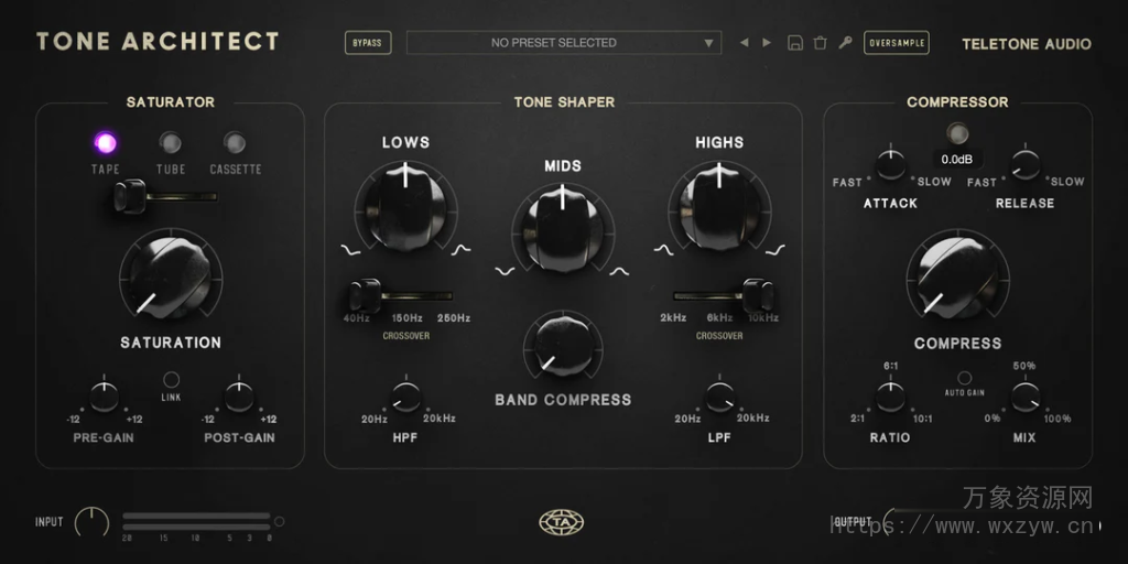 [强大的三位一体声音塑造插件]Teletone Audio Tone Architect v1.0.0 [WiN]（21.5MB）