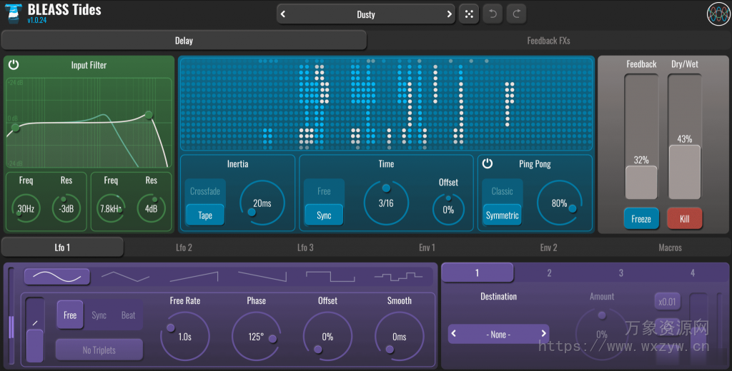 [个性延迟效果器]BLEASS Tides v1.0.25 READ NFO [WiN]（13MB）