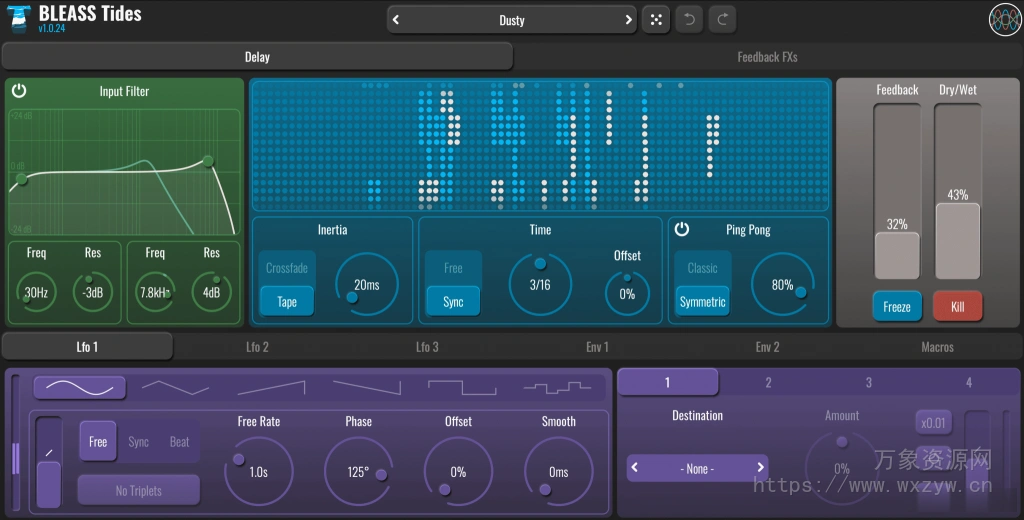 [个性延迟效果器]BLEASS Tides v1.0.25 READ NFO [WiN]（13MB）