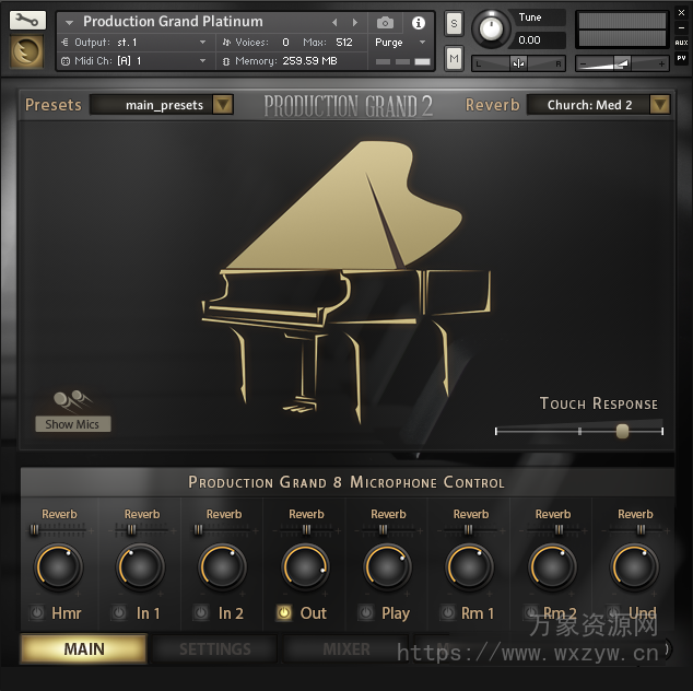 [白金制作人C7钢琴音源2代]Production Voices Production Grand 2 Platinum v1.0.8 [KONTAKT]（114GB）