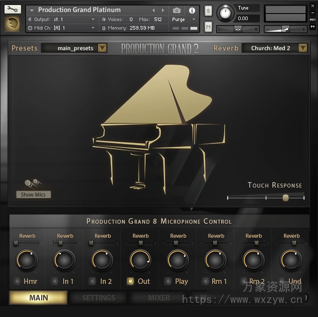 [白金制作人C7钢琴音源2代]Production Voices Production Grand 2 Platinum v1.0.8 [KONTAKT]（114GB）