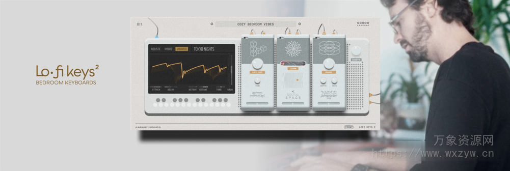 [新一代升级版：低保真乐器插件]Karanyi Sounds Lofi Keys 2 v1.0.0 Regged Incl. DLC [WiN, MacOSX]（324MB+402MB）